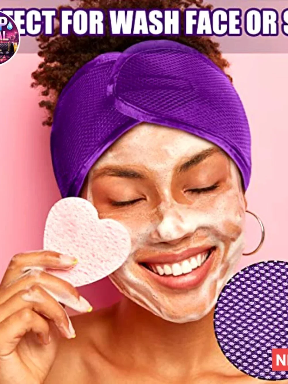 Mesh Hair Wraps for Sleeping, Washing Face, and Daily Use